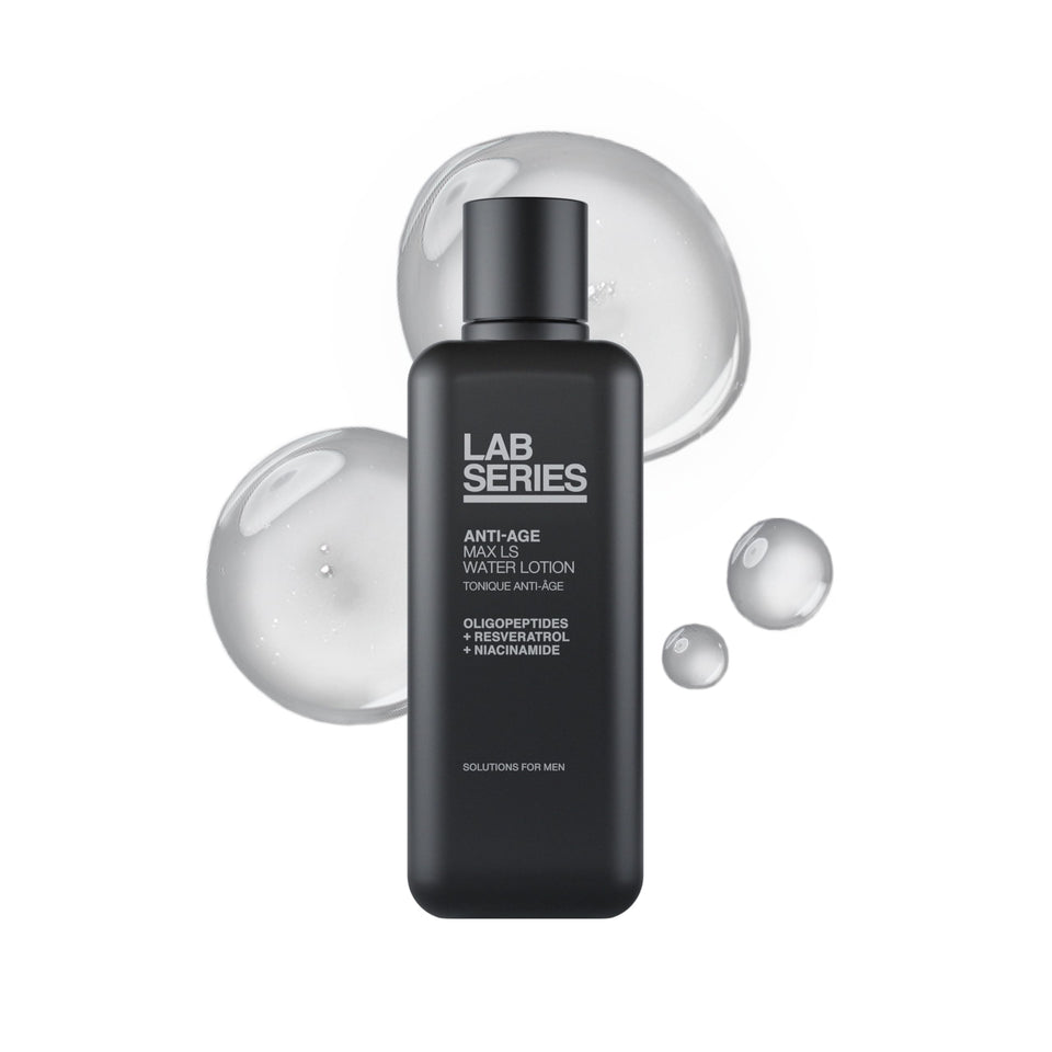 Lab Series Max LS Water Lotion Toner bottle pour for instant hydration boost