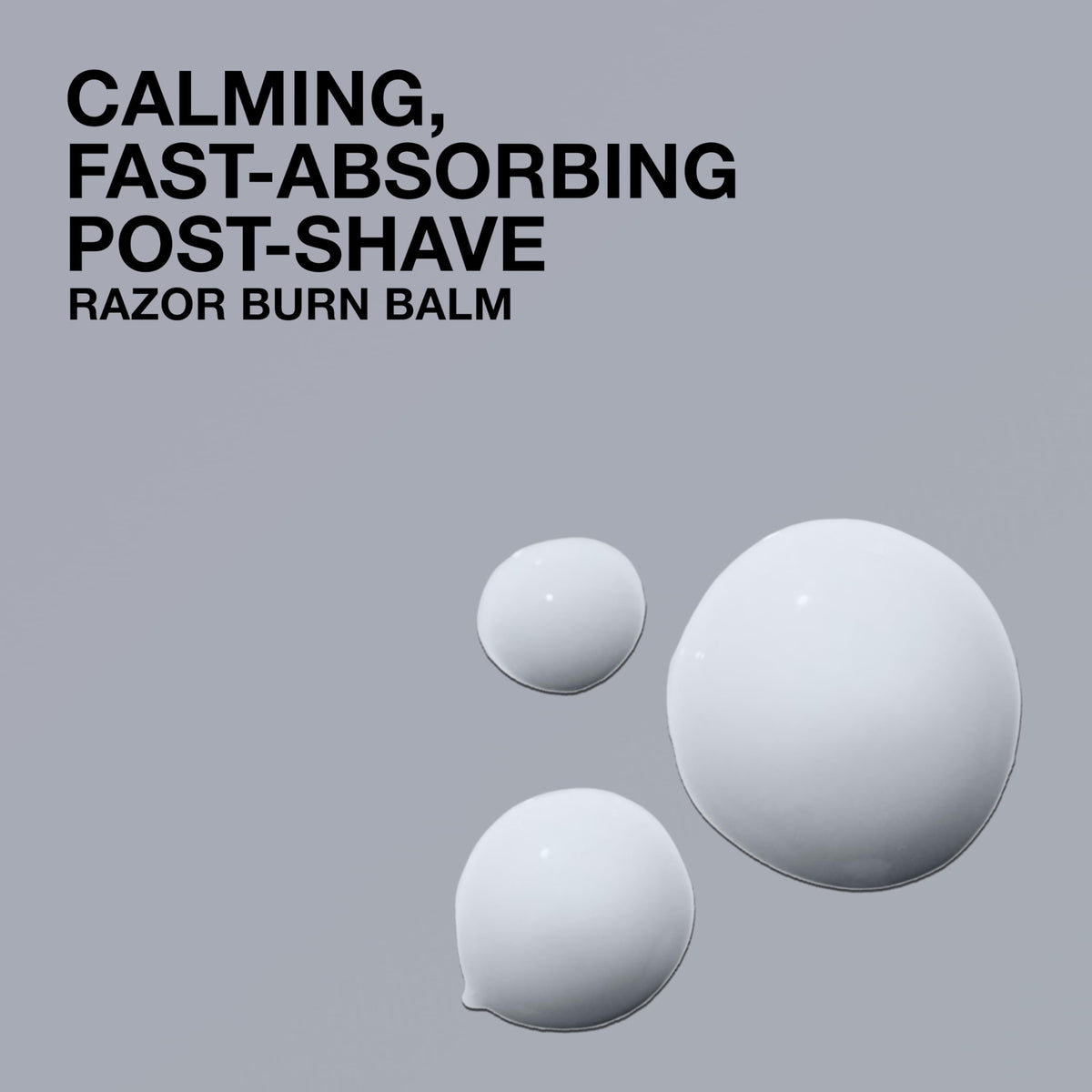 Lab Series Razor Burn Balm being applied to the face to calm irritation