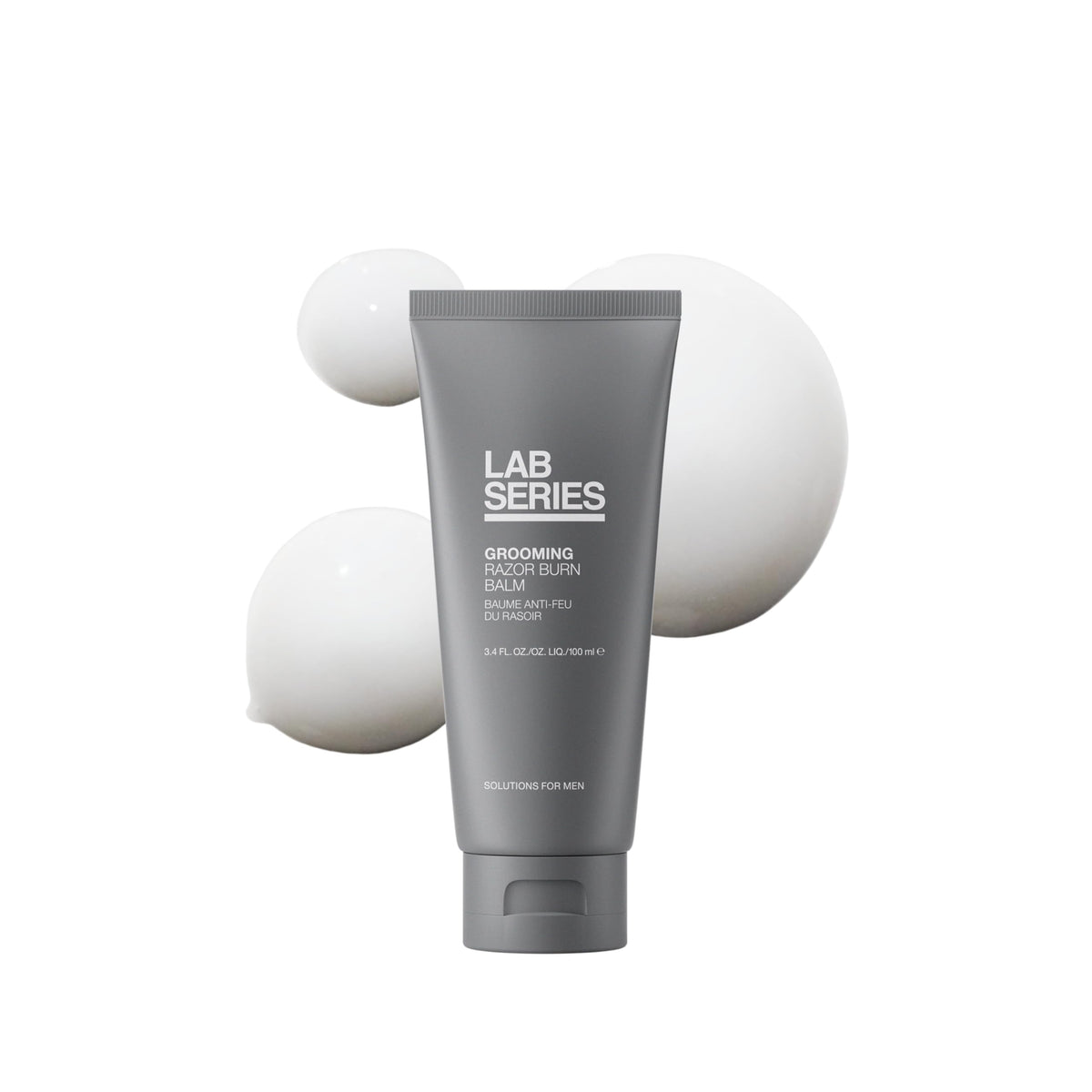 Lab Series Razor Burn Balm bottle showing post-shave hydration for smoother skin