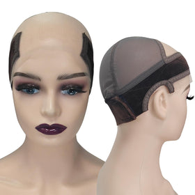 Brown Labhairs Lace-MAX wig grip cap blends with skin tone
