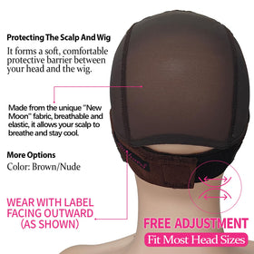 Ear-area design of Labhairs Lace-MAX cap for comfort and invisibility