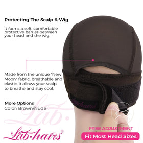 Labhairs breathable fabric keeps scalp cool during daily wig wear