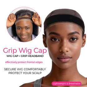 Labhairs Wig Grip Cap lace edge detail for natural front hairline