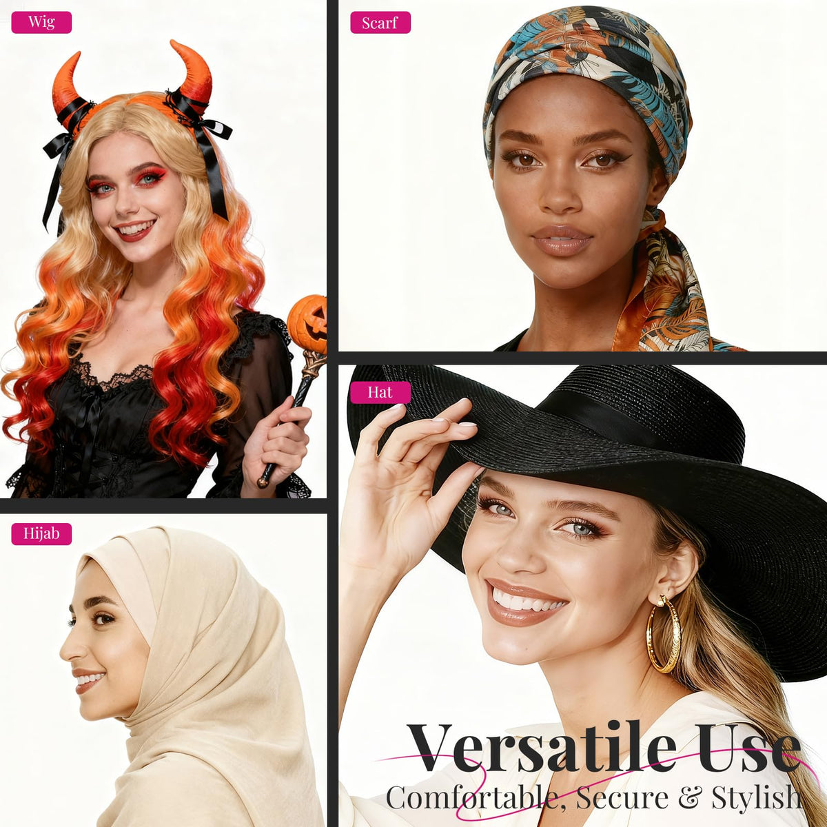 Labhairs one-size cap fits most head shapes with comfort