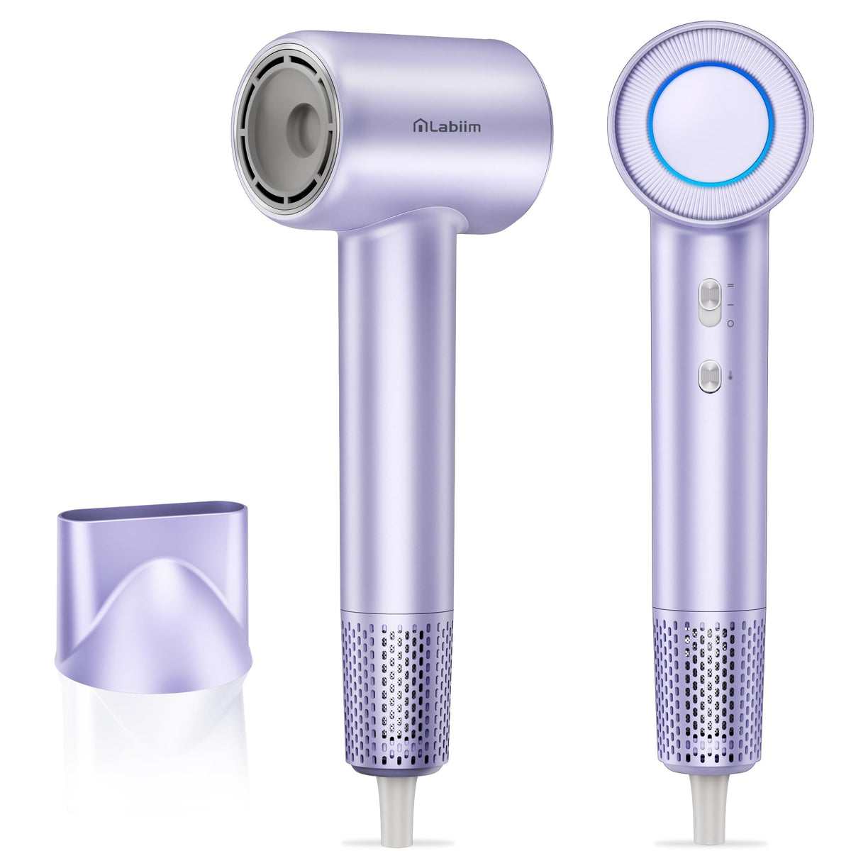 Labiim hair dryer with 110000rpm motor accelerates drying.