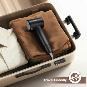 Labiim Hair Dryer travel-compact design fits luggage easily.