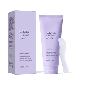 LABJD Body Hair Removal Cream bottle close-up for quick, painless smooth skin.