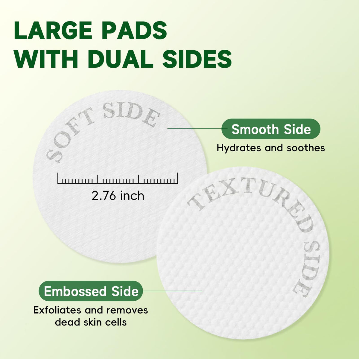 LABJD niacinamide peptides centella complex pad promotes balanced skin.