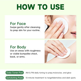 LABJD Toning Polish Pads centella asiatica focus for soothing skin balance