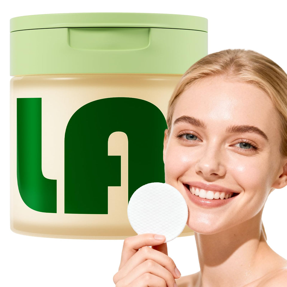 LABJD toning polish pads pack front shows the 100-count box for daily use.