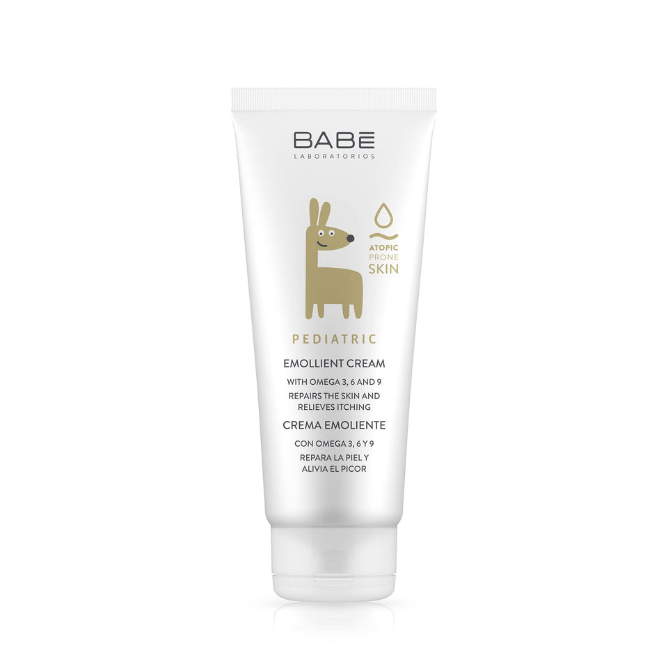 Laboratorios Babe pediatric emollient cream 200 ml packshot for gentle baby skin care
