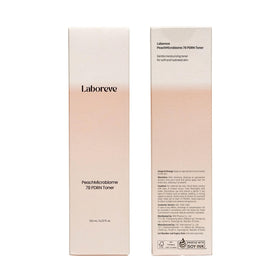 Laboreve PeachMicrobiome glow after use suggests refreshed, balanced skin