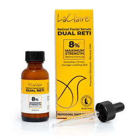 LaClaire Retinol Complex packaging refresh signals premium anti-aging routine.
