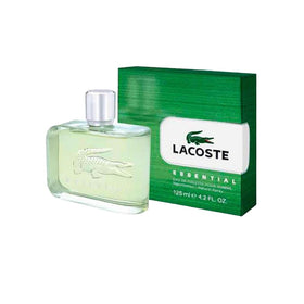 Lacoste Essential bottle cap engraved crocodile, premium detail that elevates presentation.