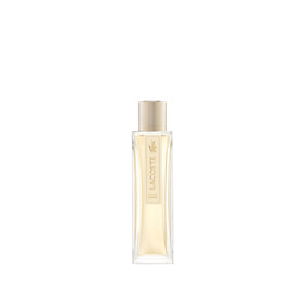 Lacoste Pour Femme bottle slim totem, an elegant floral woody fragrance for everyday wear.