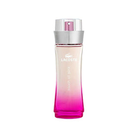 Lacoste Touch of Pink lifestyle scene for day to night versatility