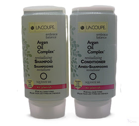 LACOUPE Embrace Balance Shampoo bottle—hydrating cleanse for silky, revitalized hair.
