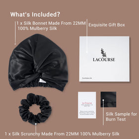 LaCourse 22 momme mulberry silk close-up shows luxurious texture