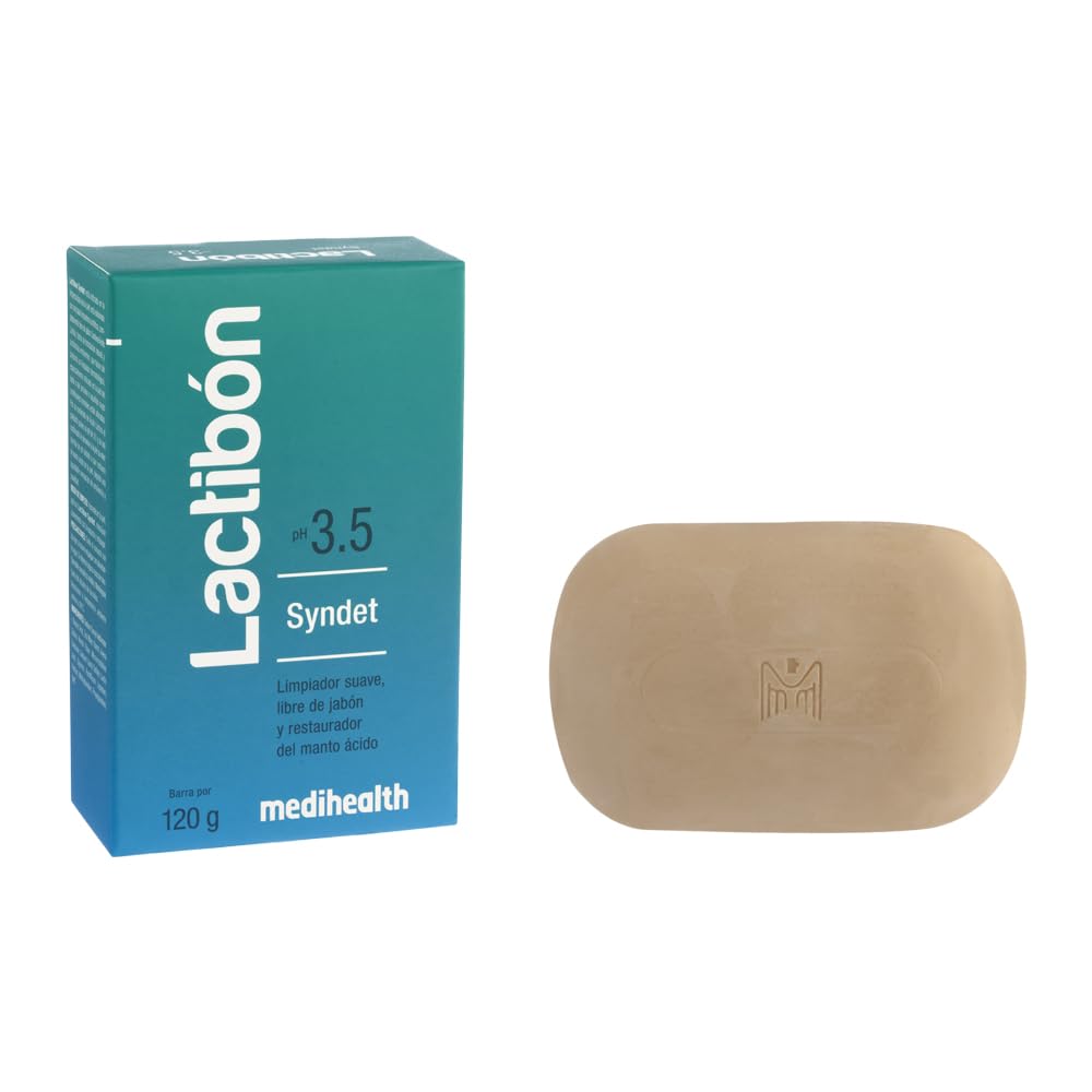 Lactibon Syndet pH 3.5 bottle front emphasizes gentle, daily cleansing.