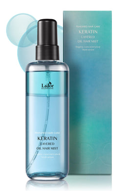 LA'DOR Keratin Hydrating Anti-Frizz Oil Water Perfume spray for frizz control and shine