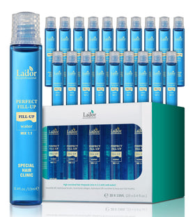 LA'DOR Perfect Hair Fill-Up bottle close-up for premium conditioning.