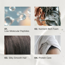 LA'DOR plant oils close-up underscores moisture and shine support