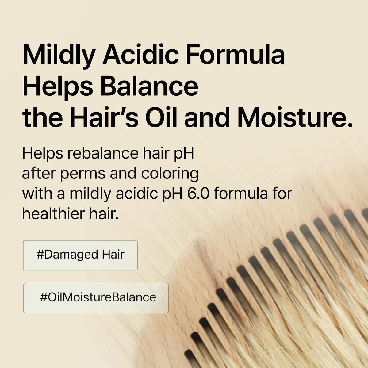 LA'DOR shampoo foam pour demonstrates gentle cleansing action