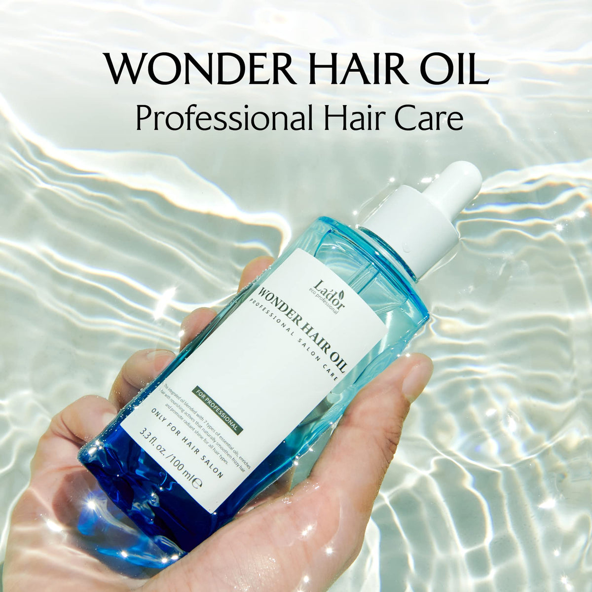 LA'DOR Wonder Hair Oil ingredients blend showcases seven plant oils for hydration.