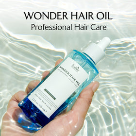 LA'DOR Wonder Hair Oil ingredients blend showcases seven plant oils for hydration.