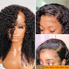 Ladoux human hair kinky curls for realistic texture and shine.