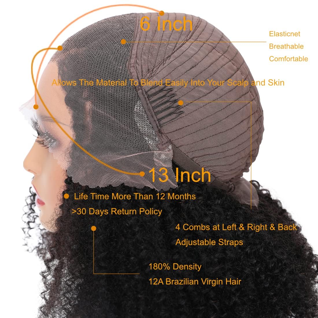 Ladoux pre-plucked baby hairs create a natural hairline.