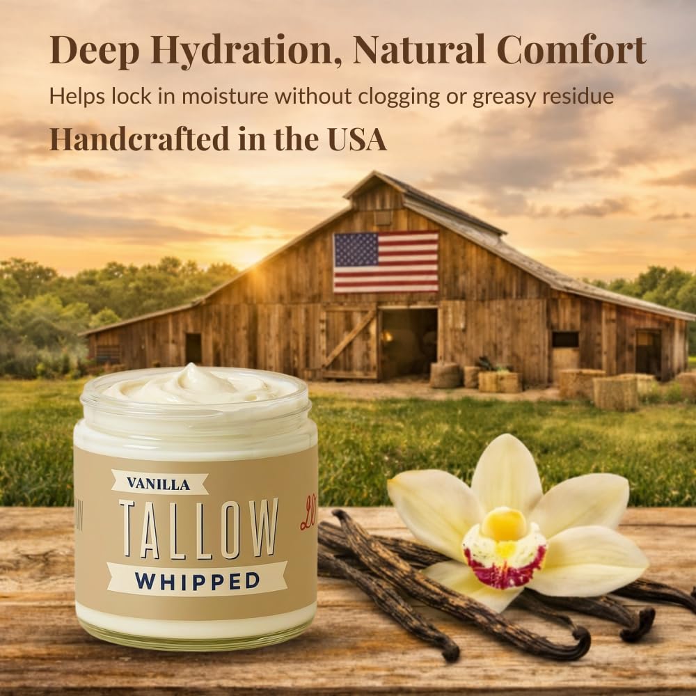 Eco-friendly packaging design for Lady May Tallow skincare.