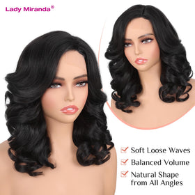 Lady Miranda wig suitable for daily wear, parties, and cosplay with versatile styling