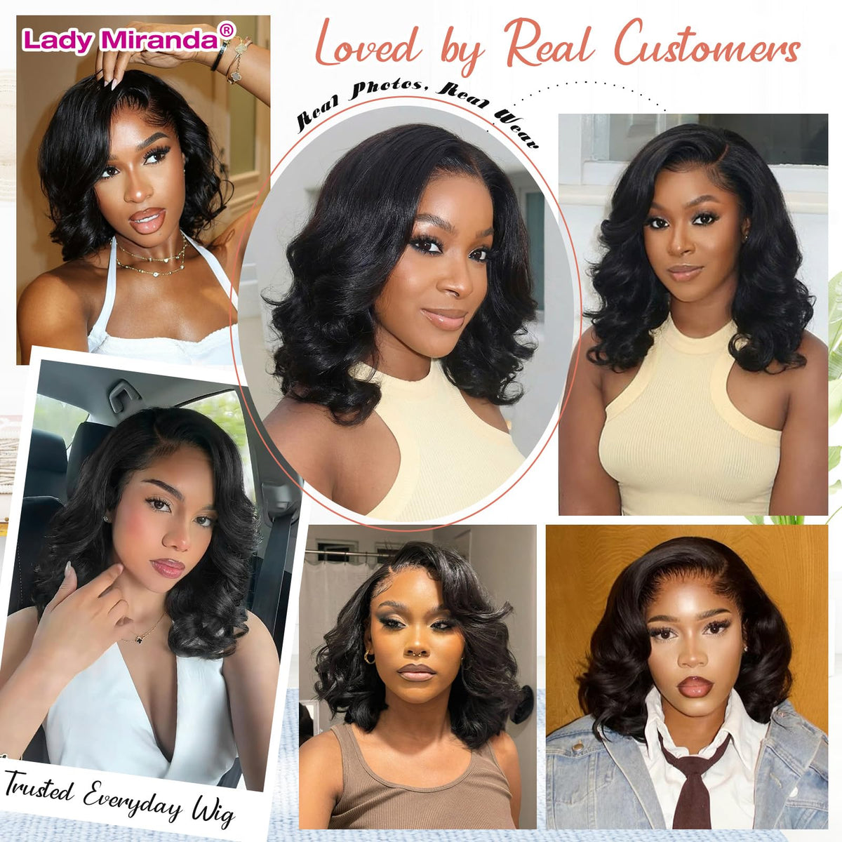 Lady Miranda restyle-friendly wig that can be cut and customized