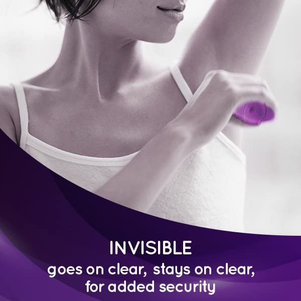 Lady Speed Stick Fresh Fusion clear-dry-appearance, leaves no residue.
