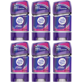 Lady Speed Stick Fresh Fusion Gel application, quick-drying and invisible on skin.