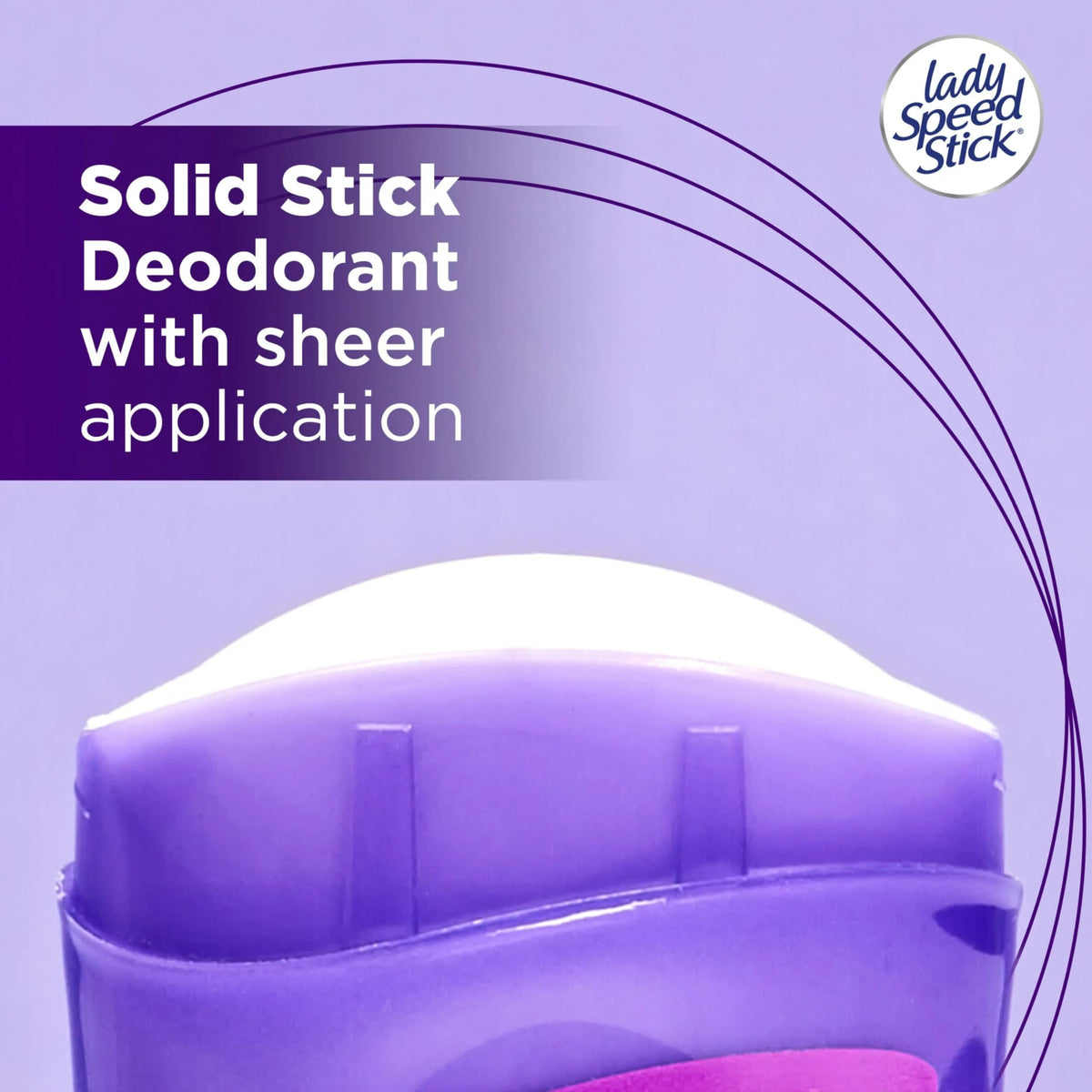 Lady Speed Stick Invisible Dry Wild Freesia close up cap and texture