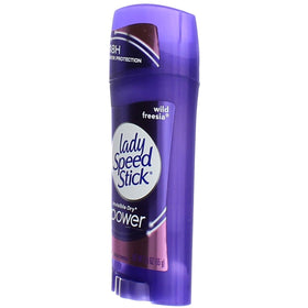 Lady Speed Stick Wild Freesia moisturizing formula supports soft underarms.