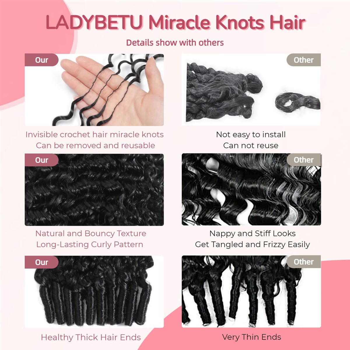 LADYBETU lightweight 60g bundle for comfortable all-day wear.