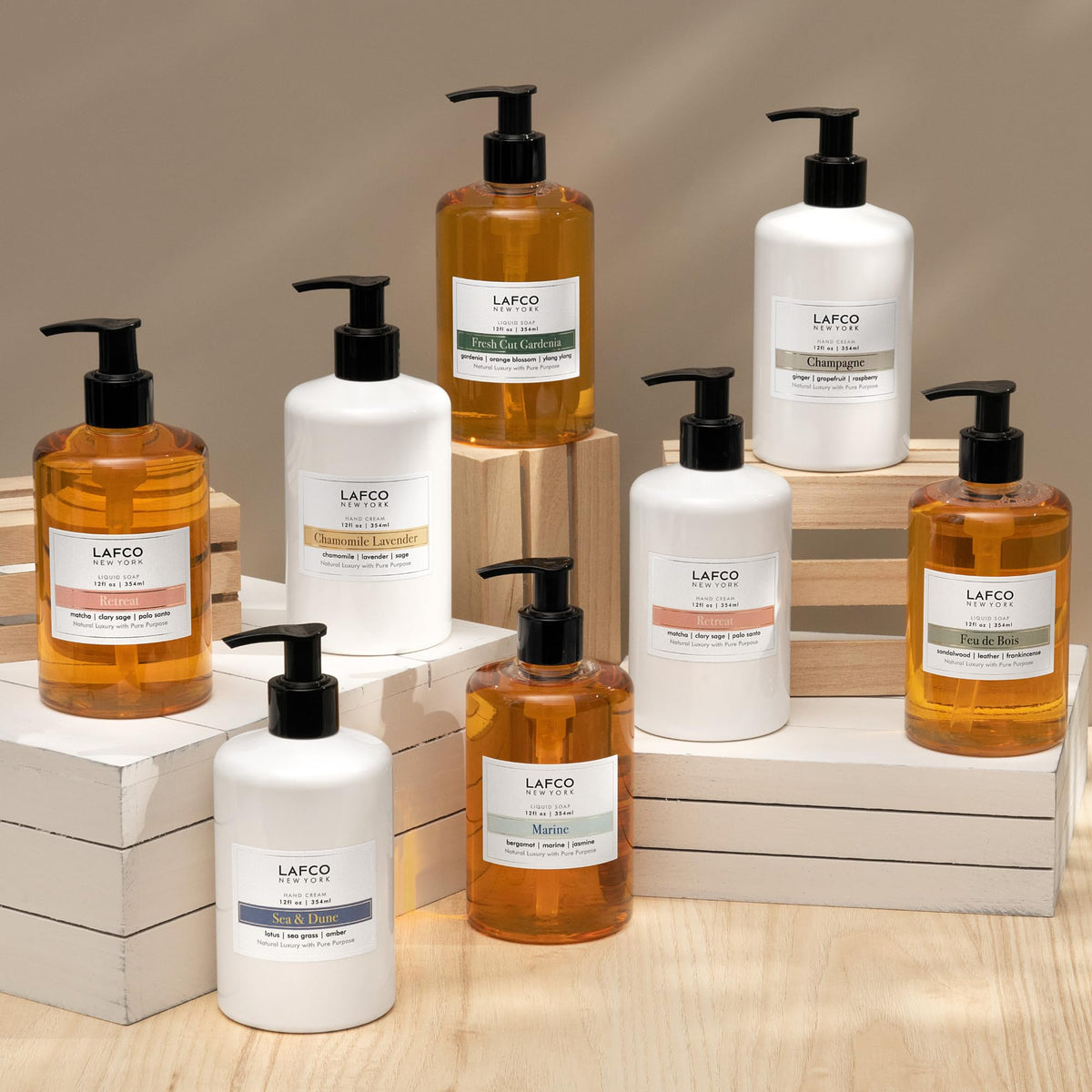 LAFCO New York liquid soap label closeup highlights a clean, plant-based formula
