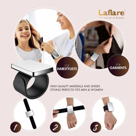 Laflare hair extension holder display keeps pieces organized at a glance.