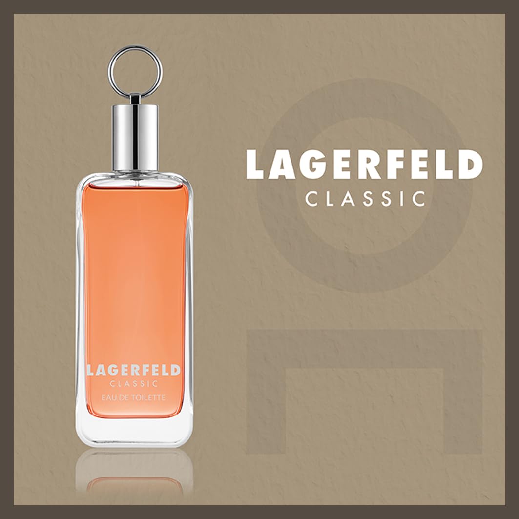 Karl Lagerfeld Lagerfeld by Karl Lagerfeld men edt spray box packaging highlights gift-ready presentation.
