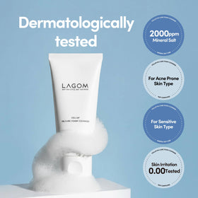 LAGOM Cellup rinse scene demonstrates easy removal with lukewarm water