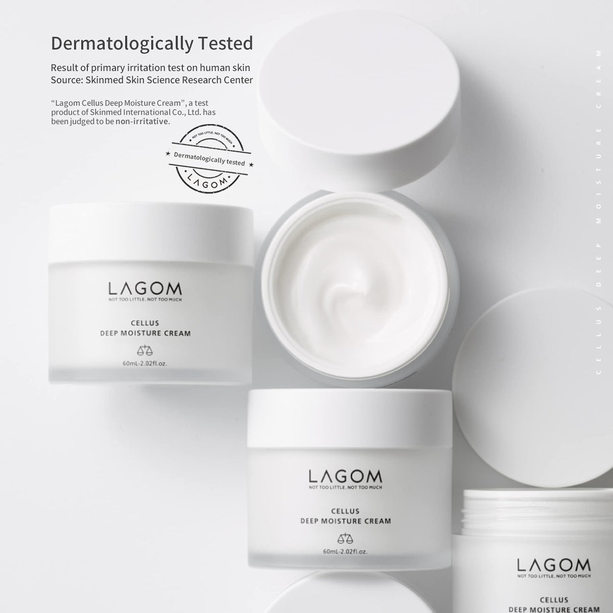 Macro shot highlights macadamia oil in LAGOM Cellus for nourishing care.