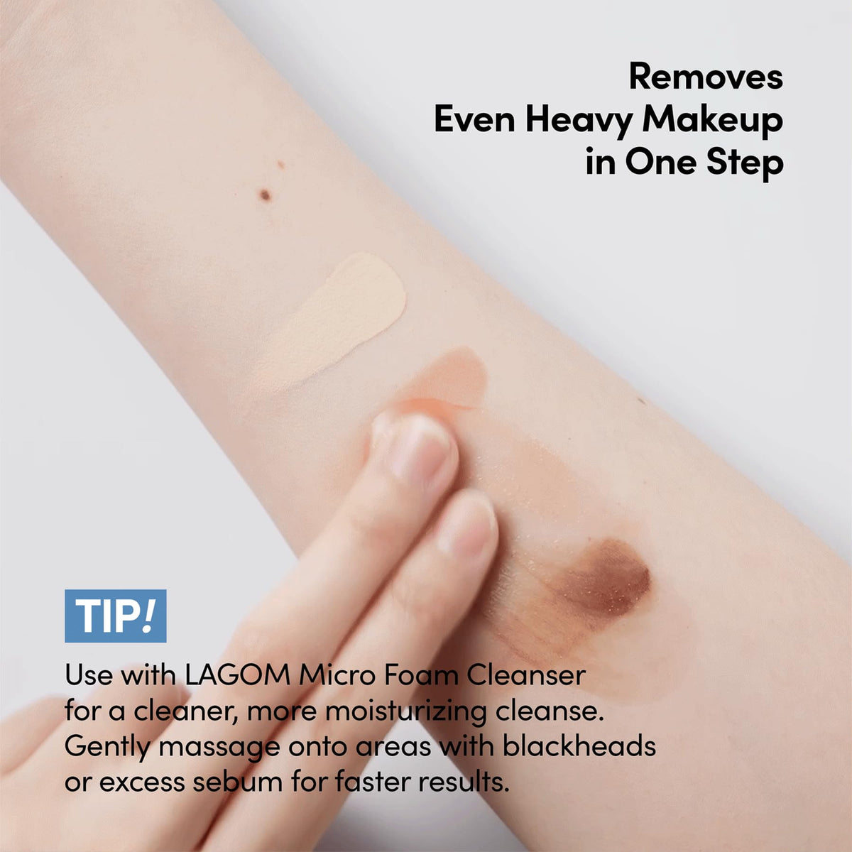 LAGOM product shown on bathroom sink for everyday routine.