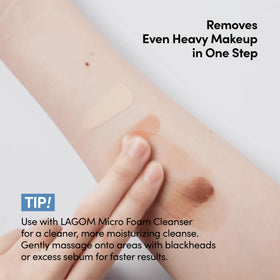 LAGOM product shown on bathroom sink for everyday routine.