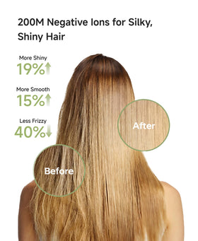 Laifen MINI hair dryer LED display visible during use