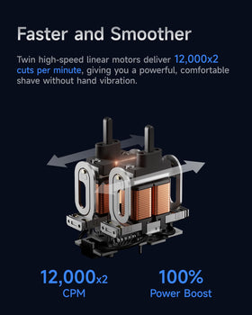 Laifen P3 Pro motor window showcases premium aerospace-grade design.