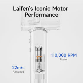 Laifen dryer with 360° magnetic attachments and wall mount for versatile styling