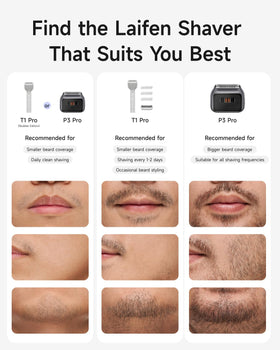 Laifen T1 Pro head detail emphasizing precision styling for smooth daily shaves